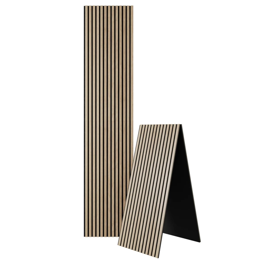 BATH DELUXE 54-240-11-86-12 - Panel acústico de pared VASALUND 240x52 cm roble