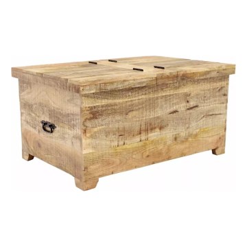 Baúl RETRO 45x90 cm madera maciza/árbol de mango