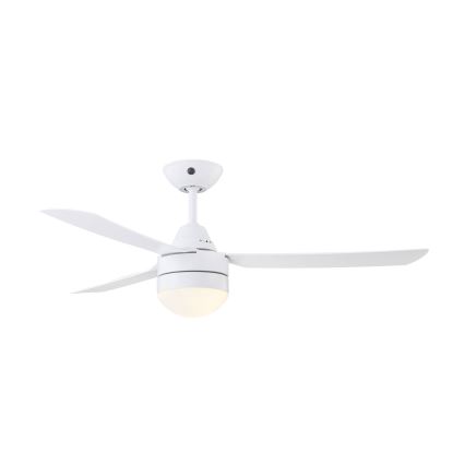 BAYSIDE 531016 - Ventilador de techo MEGARA 2xE14/15W/230V blanco + control remoto