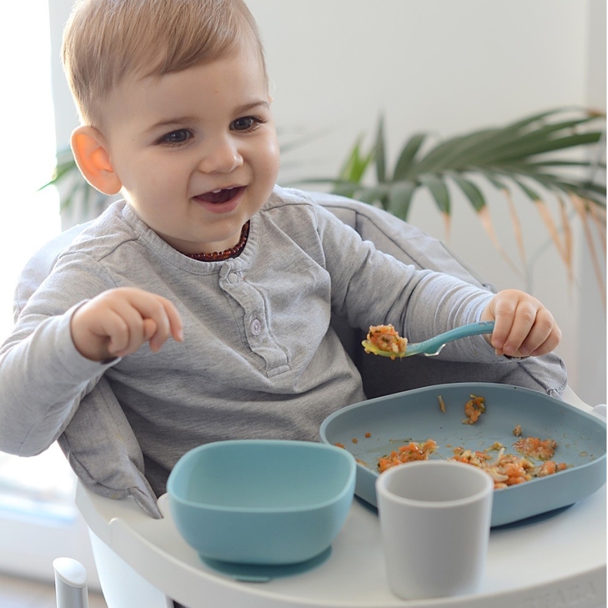 Beaba - Juego de comedor infantil Jungle 4 piezas