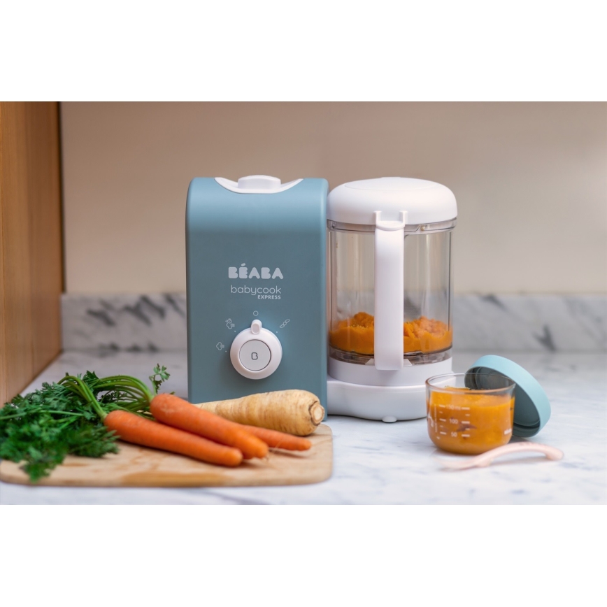 Beaba - Olla a Vapor 2en1 BABYCOOK EXPRESS azul