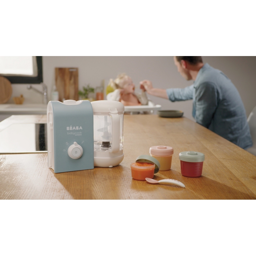 Beaba - Olla a Vapor 2en1 BABYCOOK EXPRESS azul