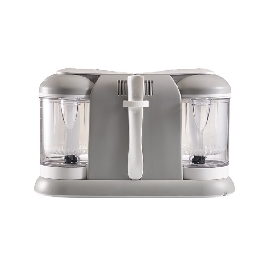 Beaba - Vaporera con batidora BABYCOOK PLUS gris