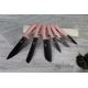BerlingerHaus - Juego de cuchillos de acero inoxidable 6 piezas oro rosa/negro