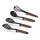 BerlingerHaus - Juego de utensilios de cocina 4 piezas negro/marrón