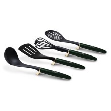 BerlingerHaus - Juego de utensilios de cocina 4 piezas verde/negro
