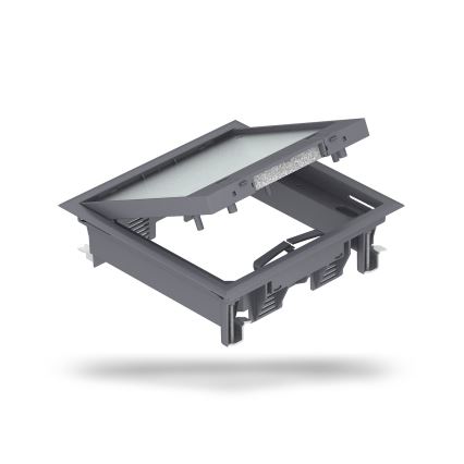 BETTERMANN - Caja de suelo para concreto 12 módulos (6 dispositivos 45x45)