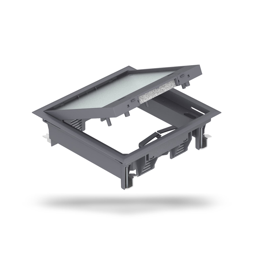 BETTERMANN - Caja de suelo para concreto 12 módulos (6 dispositivos 45x45)