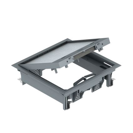 BETTERMANN - Caja de suelo para pisos elevados 12 módulos (6 dispositivos 45x45)