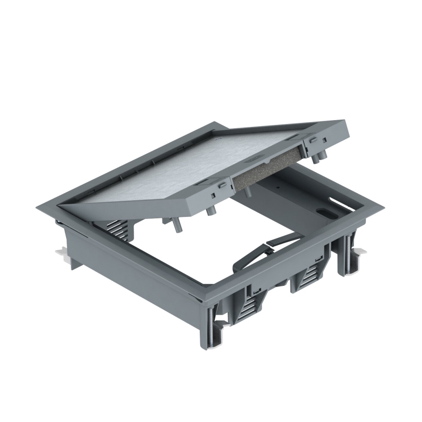 BETTERMANN - Caja de suelo para pisos elevados 12 módulos (6 dispositivos 45x45)