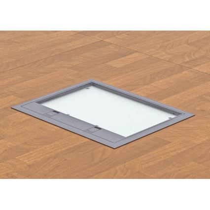 BETTERMANN - Caja de suelo para pisos elevados 18 módulos (9 dispositivos 45x45)