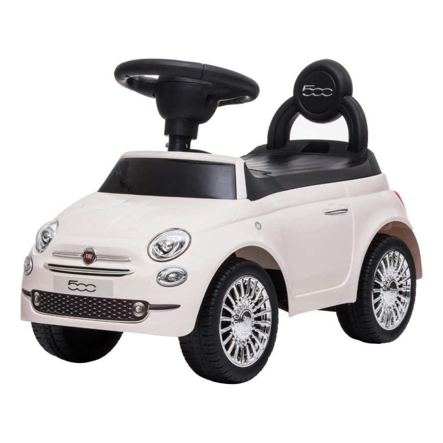 Bicicleta de empuje Fiat 500 2xAA color crema