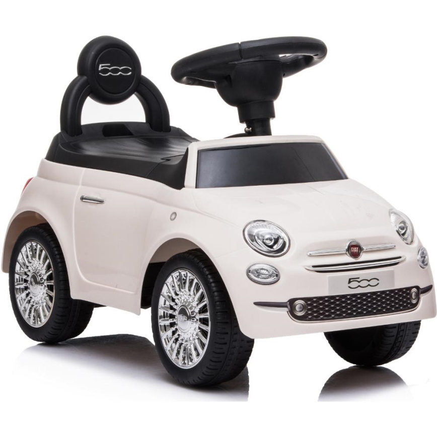 Bicicleta de empuje Fiat 500 2xAA color crema