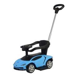 Bicicleta de empuje Lamborghini 3en1 azul/negro