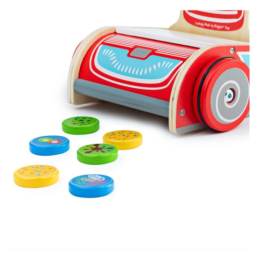 Bigjigs Toys - Aspiradora de mano