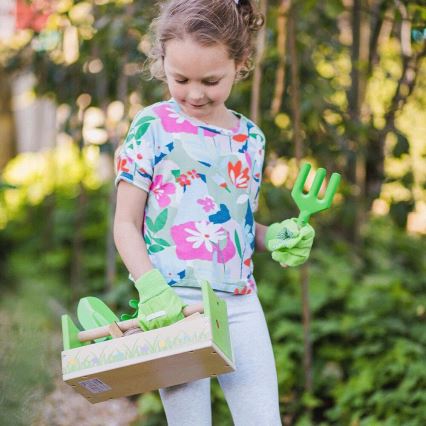 Bigjigs Toys - Juego de jardinería en una caja