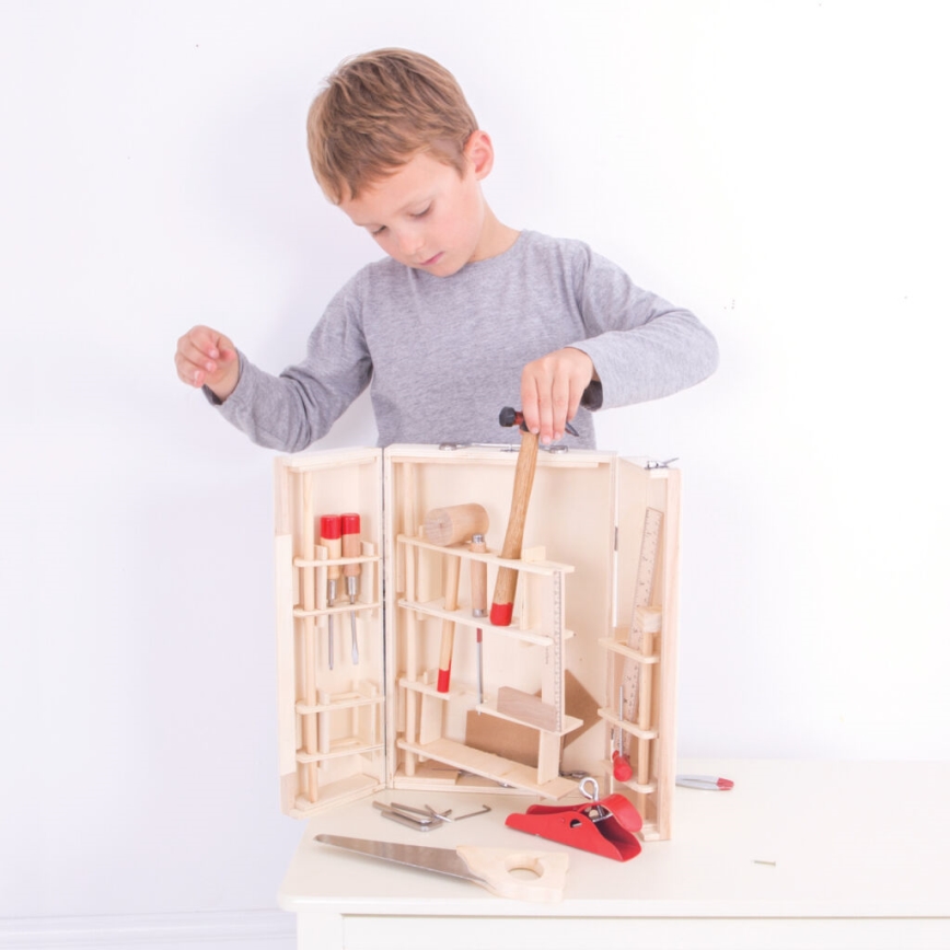 Bigjigs Toys - Maletín con herramientas Junior