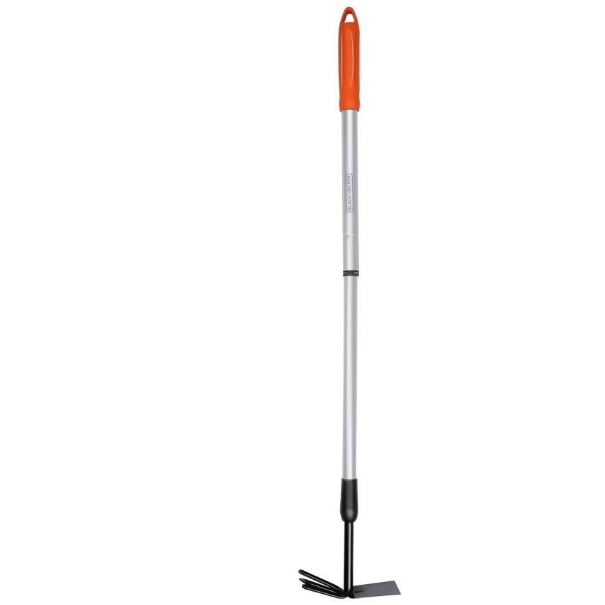 BLACK+DECKER - Azada de jardín con tres púas para remover la tierra 66-101 cm