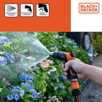 BLACK+DECKER - Pistola de riego