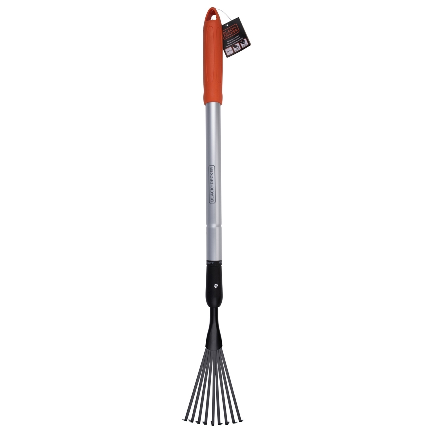 BLACK+DECKER - Telescópico rastrillo 78-111 cm