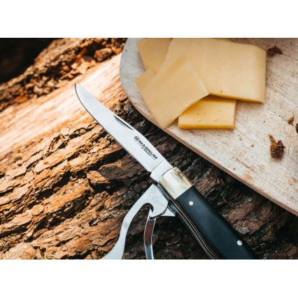 Böker - Navaja de bolsillo con cubiertos Magnum Bon Appetite 18,7 cm pakka