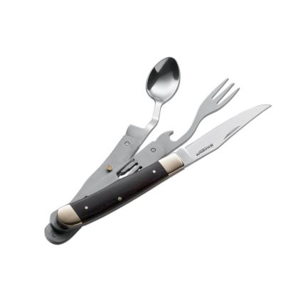 Böker - Navaja de bolsillo con cubiertos Magnum Bon Appetite 18,7 cm pakka