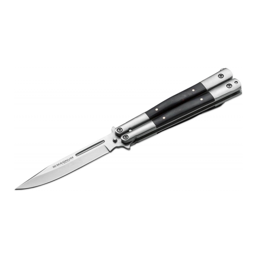 Böker - Navaja de bolsillo Magnum Balisong 22,5 cm pakka