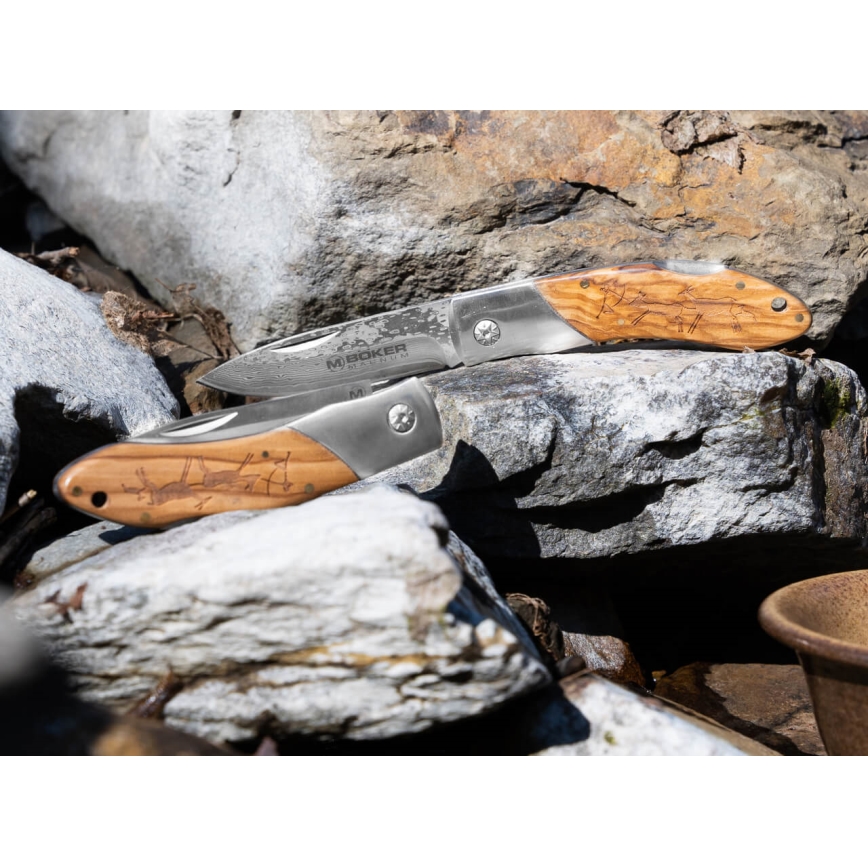 Böker - Navaja de bolsillo Magnum Caveman 19,4 cm