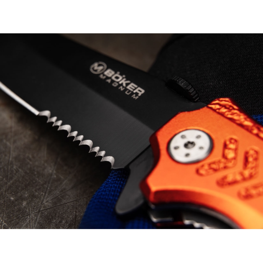 Böker - Navaja de bolsillo Magnum EMS Rescue 21,9 cm