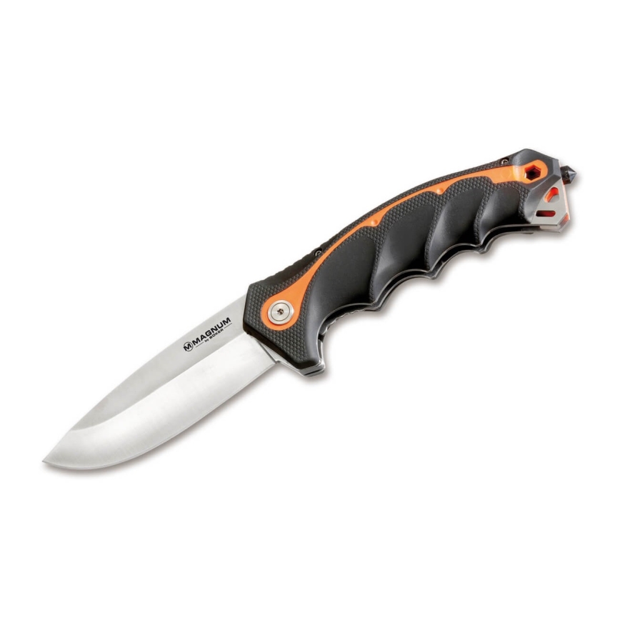 Böker - Navaja de bolsillo Magnum Motosierra Attendant Satin 22,3 cm