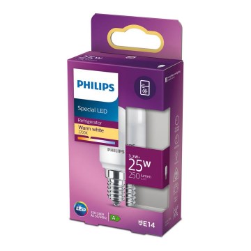 Bombilla de nevera LED Philips T25L E14/3,2W/230V 2700K