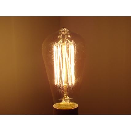 Bombilla decorativa industrial regulable SELEBY ST64 E27/40W/230V 2200K