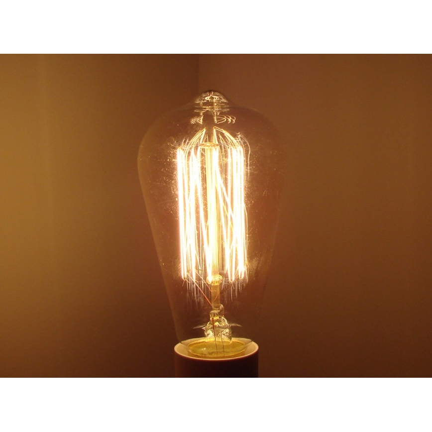 Bombilla decorativa industrial regulable SELEBY ST64 E27/40W/230V 2200K