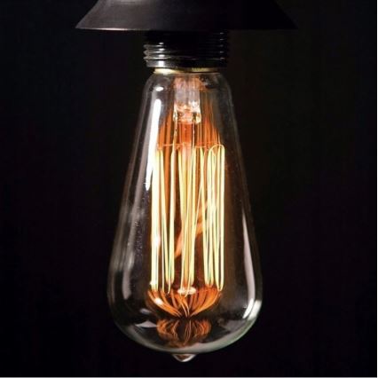 Bombilla decorativa industrial regulable SELEBY ST64 E27/40W/230V 2200K