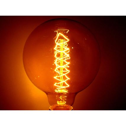 Bombilla decorativa industrial regulable SELRED G125 E27/60W/230V 2200K