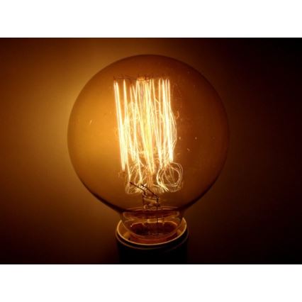 Bombilla decorativa regulable SEGOD G80 E27/40W/230V 3000K