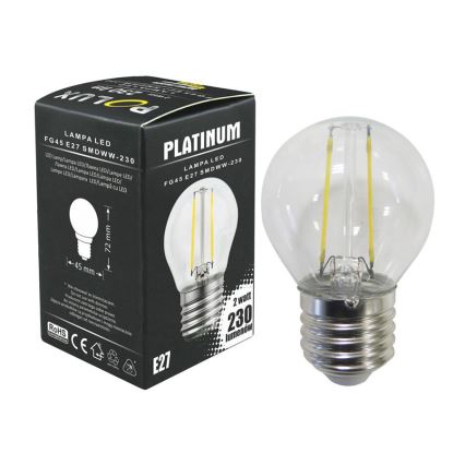 Bombilla LED 1xE27/2,5W/230V 3000K