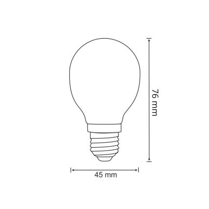 Bombilla LED 1xE27/2,5W/230V 3000K