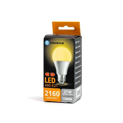 Bombilla LED A60 E27/21W/230V 3000K - Aigostar