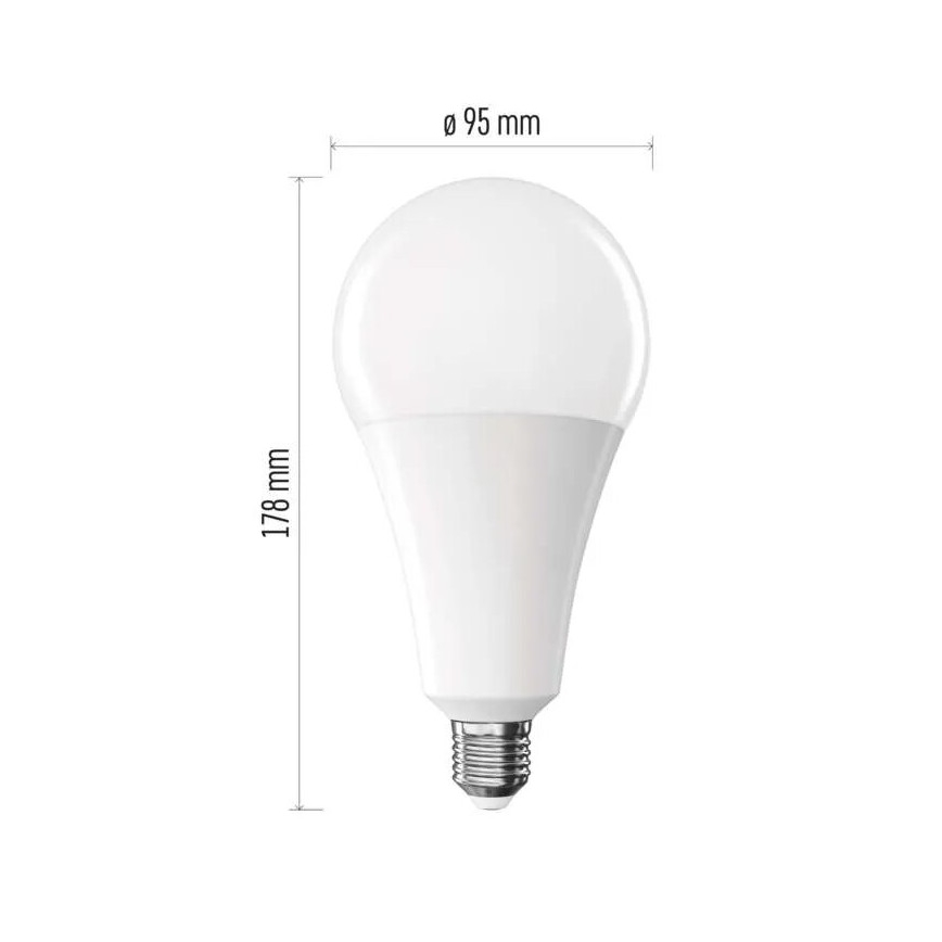 Bombilla LED A95 E27/28W/230V 2700K