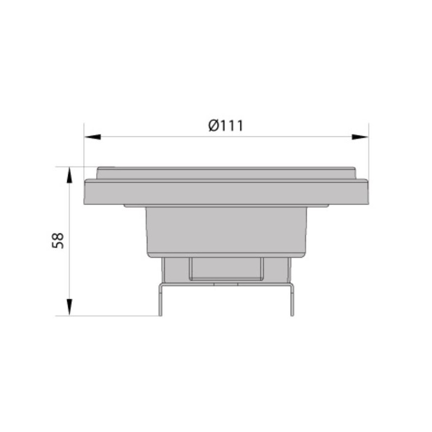 Bombilla LED AR111 G53/12W/12V 4000K