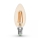 Bombilla LED CLASIC AMBER C35 E14/5W/230V 2200K -  Brilagi