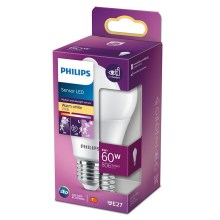 Bombilla LED con sensor Philips A60 E27/8W/230V 2700K