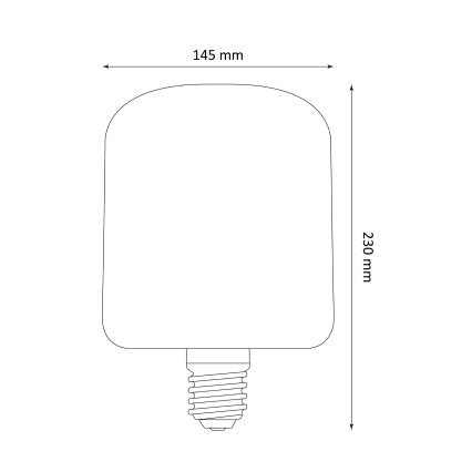 Bombilla LED DECO VINTAGE E27/4W/230V 1800K