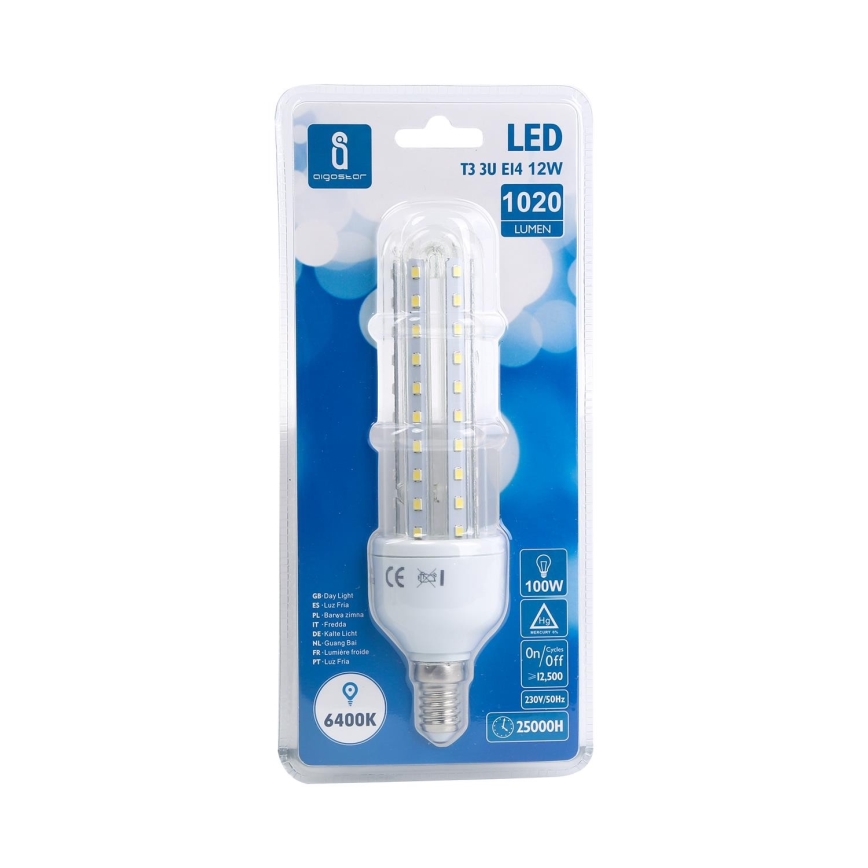 Bombilla LED E14/12W/230V 6500K - Aigostar
