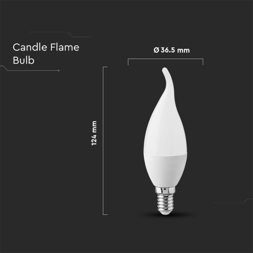 Bombilla LED E14/3,7W/230V 3000K