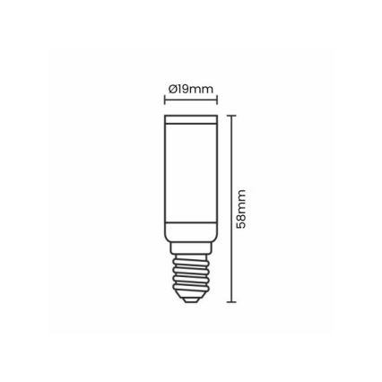 Bombilla LED E14/4,5W/230V 2800K