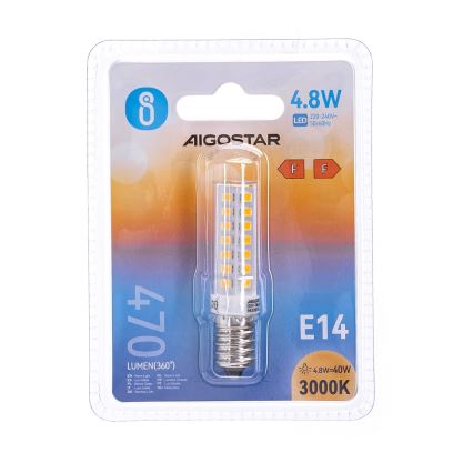 Bombilla LED E14/4,8W/230V 3000K - Aigostar