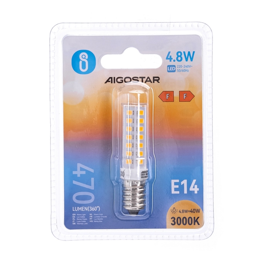 Bombilla LED E14/4,8W/230V 3000K - Aigostar