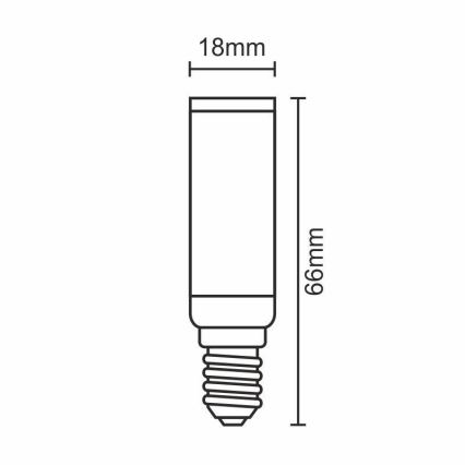 Bombilla LED E14/7W/230V 2700K